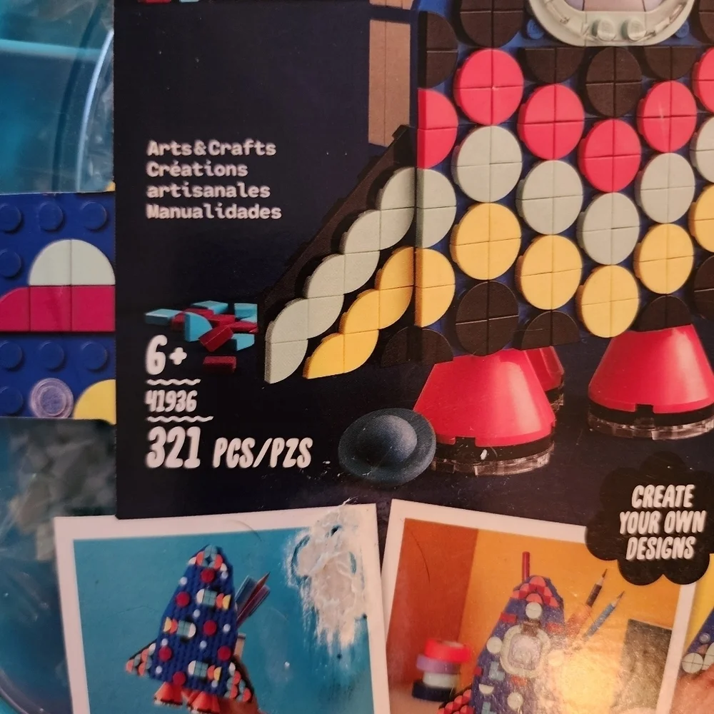 LEGO® DOTS Space Ship Pencil Holder 41936 [New Toy] Brick Rocket Kids Retired